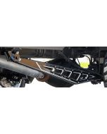 McGAUGHYS Billet Face Plates for Traction Bars (Gloss Black), 2002-2019 GM Truck 2500/3500, 2005-2018 Ford F250/F350, 2002-2018 Dodge Ram 2500/3500