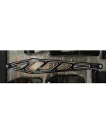 Mcgaughys  Billet Face Plates for Boxed Compression Struts (Gloss Black), 2011-2018 GM Truck 2500/3500 (2WD/4WD) 