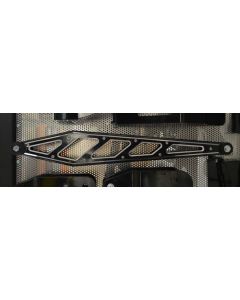 Mcgaughys  Billet Face Plates for Boxed Compression Struts (Gloss Black), 2011-2018 GM Truck 2500/3500 (2WD/4WD) 