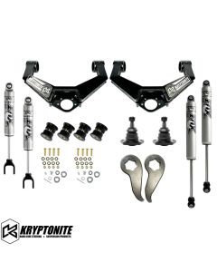 KRYPTONITE STAGE 3 LEVELING KIT WITH FOX SHOCKS 2011-2019