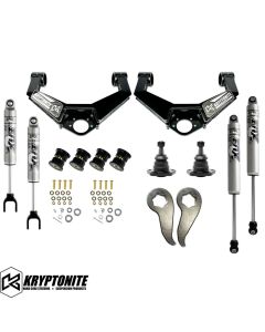 KRYPTONITE STAGE 3 LEVELING KIT WITH FOX SHOCKS 2020-2024
