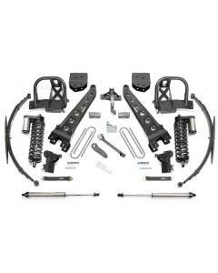 FABTECH 2008-16 Ford F250 4WD-10″ RADIUS ARM SYSTEM W/ DIRT LOGIC 4.0 COILOVERS & REAR DIRT LOGIC SHOCKS