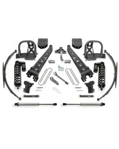 FABTECH- 2011-16 FORD F350 4WD & 2011-13 FORD F450 [8 LUG] 4WD- 10″ RADIUS ARM SYSTEM W/ DIRT LOGIC 4.0 COILOVERS & REAR DIRT LOGIC SHOCKS 