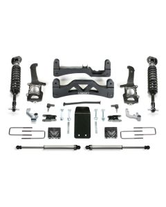 FABTECH  2009-13 FORD F150 4WD- 6″ PERFORMANCE SYSTEM GEN II W/ FRONT DIRT LOGIC 2.5 COILOVERS & REAR DIRT LOGIC SHOCKS