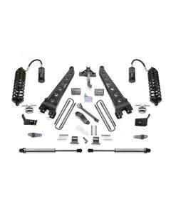 FABTECH 2011-16 FORD F250 4WD-6″ RADIUS ARM SYSTEM W/DIRT LOGIC 4.0 RESI COILOVERS & REAR DIRT LOGIC SHOCKS