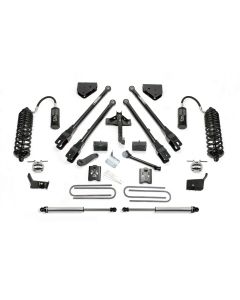 FABTECH 2011-16 Ford F250 4WD- 6″ 4 LINK SYSTEM W/FRONT DIRT LOGIC 4.0 RESI COILOVERS & REAR DIRT LOGIC SHOCKS