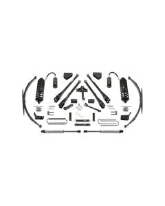 FABTECH  2011-16   8" 4 Link System w/ Front Dirt Logic 4.0 Resi Coilovers & Rear Dirt Logic Shocks -Ford F250/F350 4WD