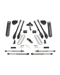 FABTECH 2017-21 FORD F250 / F350 4WD [6.2L GAS]- 4″ 4 LINK SYSTEM W/ FRONT DIRT LOGIC 2.25 RESI SHOCKS & REAR DIRT LOGIC SHOCKS 