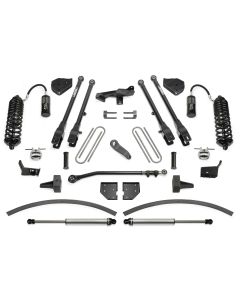 FABTECH 2017-22 Ford F250/ F350 4WD-8″ 4 LINK SYSTEM W/ FRONT DIRT LOGIC 4.0 RESI COILOVERS & REAR DIRT LOGIC 2.25 SHOCKS