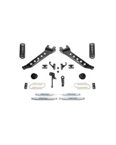 FABTECH 2013-18 RAM 3500 4WD- 5″ RADIUS ARM SYSTEM W/COIL SPRINGS & SHOCKS