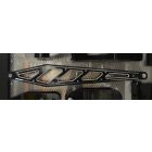 Mcgaughys Billet Face Plates for Boxed Compression Struts (Gloss Black), 2011-2018 GM Truck 2500/3500 (2WD/4WD)