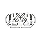 FABTECH 2011-16 8" 4 Link System w/ Front Dirt Logic 4.0 Resi Coilovers & Rear Dirt Logic Shocks -Ford F250/F350 4WD