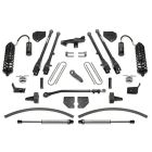 FABTECH 2017-22 Ford F250/ F350 4WD-8″ 4 LINK SYSTEM W/ FRONT DIRT LOGIC 4.0 RESI COILOVERS & REAR DIRT LOGIC 2.25 SHOCKS