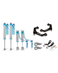 Cognito 3-Inch Elite Leveling Kit with King 2.5 Reservoir Shocks For 11-19 Silverado Sierra 2500/3500 2WD/4WD
