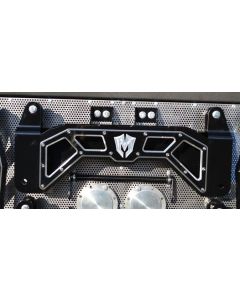 McGAUGHYS Billet Face Plate for Front Crossmember (Gloss Black), 2011-2019 GM Truck 2500/3500 (2WD/4WD) 