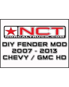2007.5 - 2018 Chevy/GM Large Fender Mod