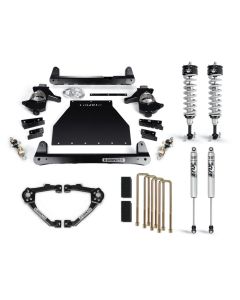 Cognito 4-Inch Performance Lift Kit With Fox PS IFP 2.0 Shocks For 14-18 Silverado/ Sierra 1500 2WD/4WD With OEM Stamped Steel/ Cast Aluminum Control Arms
